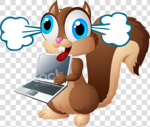 Display Crazy Squirrel Laptopsteam   Crazy Squirrel Cartoon  HD Png Download