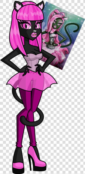 Catty Noir   Monster High Characters Toy  HD Png Download