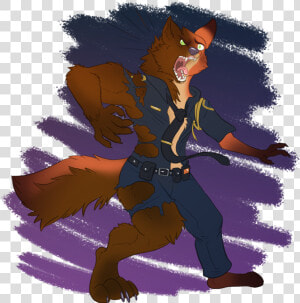  c  Officer Were Wilde   Fanart Werewolf Fanart Zootopia Nick Wilde  HD Png Download