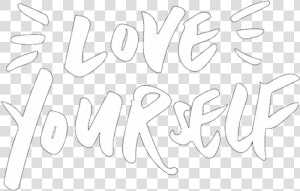  love  loveyourself  white  words  quote  whitetheme   Icon Overlays Cool  HD Png Download