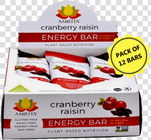 Amrita Superfood Cranberry Raisin Bars   Superfood  HD Png Download