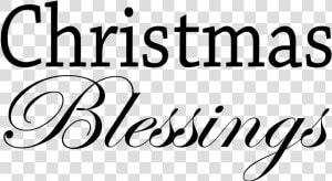 Library Of Christmas Blessings Png Freeuse Stock Png   Calligraphy  Transparent Png