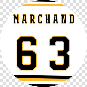 Brad Marchand Away Jersey By Puckstyle   Poster  HD Png Download