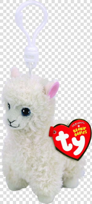 Lily The Cream Llama Clip Beanie Babies Title Lily   Ty Llama Stuffed Animal  HD Png Download