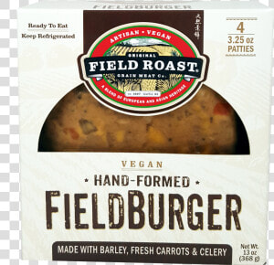 Hand formed Fieldburger   Field Roast Field Burger  HD Png Download