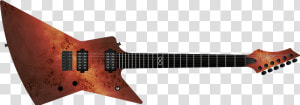 Poplar Burl Scorched Earth   Chapman Ghost Fret Black Blood  HD Png Download