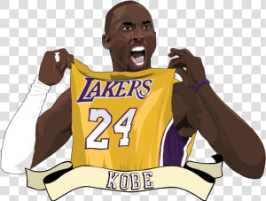 Kobe Clipart   Kobe Bryant Cartoon  HD Png Download