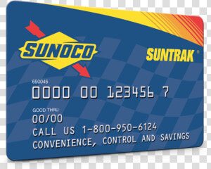 Credit Card Png   Sunoco Credit Card  Transparent Png