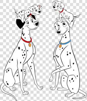 Disney Perdita And Pongo  HD Png Download