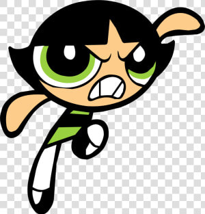 Transparent 12 Powerpuff   Powerpuff Girls Buttercup Fight  HD Png Download