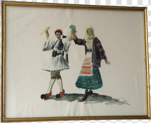 Folk Dancers   Picture Frame  HD Png Download