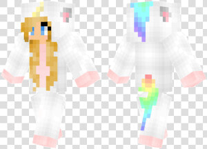 Downloadable Unicorn Minecraft Skin  HD Png Download