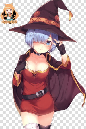 Transparent Megumin Png   Megumin X Rem  Png Download