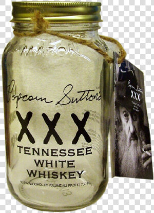 Whiskey Drawing Moonshine Jar   Popcorn Sutton Tennessee White Whiskey  HD Png Download