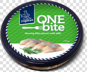 One Bite Herring Fillet Pieces With Dills   Zigmas One Bite  HD Png Download