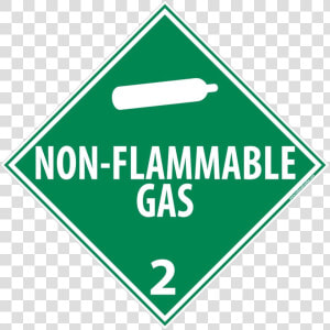 Non Flammable Gas 2 Label Clipart   Png Download   Non Flammable Gas Label  Transparent Png