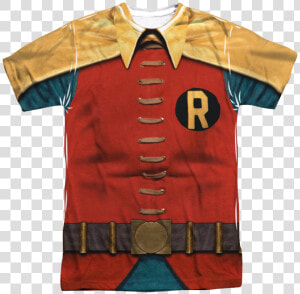 60s Robin Costume Shirt  HD Png Download