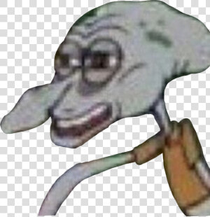 Transparent Squidward Png   Rare Cursed Images Spongebob  Png Download