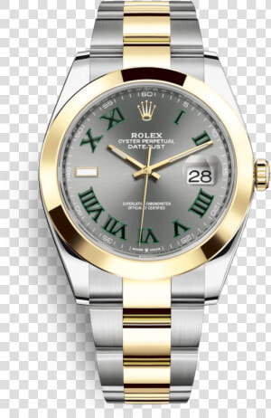 Rolex Datejust 41mm   Rolex Datejust 41 Roman Numerals  HD Png Download