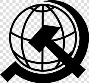 Communism Around The World   Hammer And Sickle Silhouette  HD Png Download