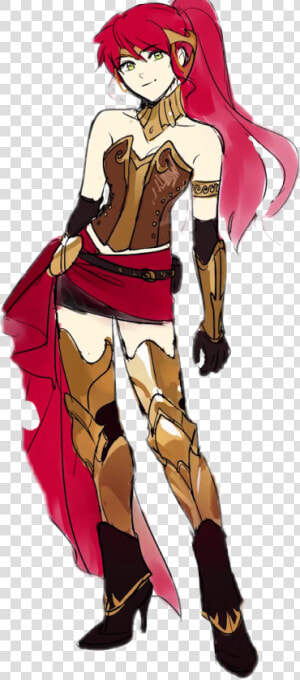  rwby  pyrrha  rwbyedit   Armor Pyrrha Nikos  HD Png Download