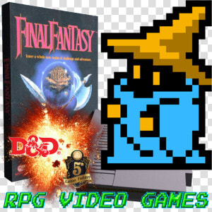 Final Fantasy D amp amp   8 Bit Black Mage  HD Png Download