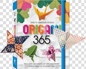 Origami365 Front   Origami 365 Includes 365 Sheets Of Origami Paper  HD Png Download