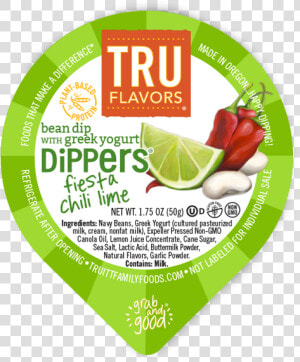 Tru Flavors Fiesta Chilli Lime Dippers Cups   Natural Foods  HD Png Download