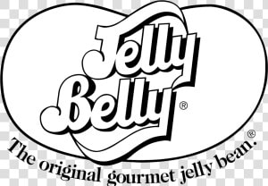 Jelly Belly Logo Black And White  HD Png Download