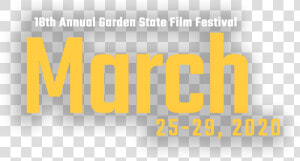 18th Annual Garden State Film Festival   Graphics  HD Png Download