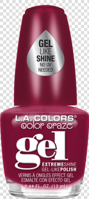 La Colors Gel Shine Nail Polish  Vampy    Nail Polish  HD Png Download