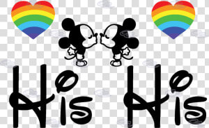 Rainbow Clipart Mickey Mouse   Mr And Mrs Mickey Mouse  HD Png Download