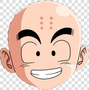 Transparent Krillin Png   Dibujos De Dragon Ball Z Caras  Png Download