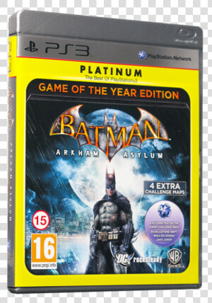 Arkham Asylum Game Of The Year Edition   Png Download   Batman Arkham Asylum  Transparent Png