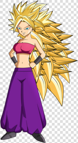 Transparent Caulifla Png   Caulifla Super Saiyan 3  Png Download