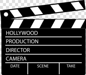 Clapper Board   Png Download   Clapperboard Clipart  Transparent Png