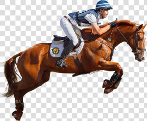 Jockey On Horse Png  Transparent Png