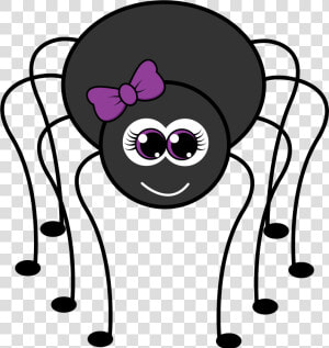 Freebie Friday Cute Spider Clipart   Transparent Cute Halloween Clipart  HD Png Download