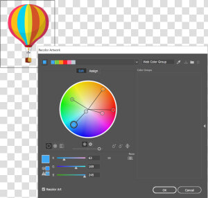 Editing Colors By Moving Color Markers On The Smooth   Color Illustrator  HD Png Download