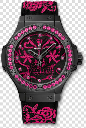 Big Bang Broderie Sugar Skull Fluo Hot Pink  HD Png Download