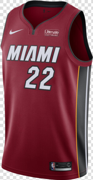 Jimmy Butler Nike Miami Heat Statement Red Swingman   Lebron James Miami Heat  HD Png Download