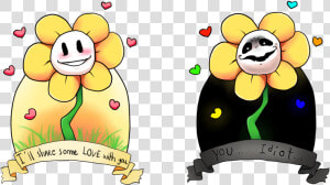 By Reikiwie On Deviantart   Flowey Undertale Drawings  HD Png Download