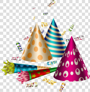 Confetti Clipart Party Hat   Party Clip Art Transparent Background  HD Png Download