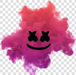 Marshmello Png  Transparent Png   Marshmello Smoke  Png Download