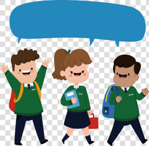 School Uniforms Clipart   Green School Uniform Cartoon  HD Png Download