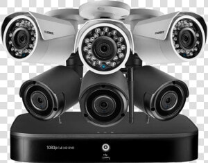 8 channel System With 3 Wireless And 3 Hd 1080p Resolution   Cameras De Surveillance Png  Transparent Png