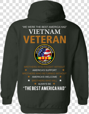 United States Veteran Vietnam War Shirts We Were Best   Hoodie  HD Png Download