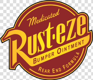 Pixar Cars Rusteze Logo Vector Download Free   Rust Eze  HD Png Download