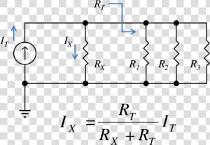 Divisor De Corriente 3 Resistencias  HD Png Download