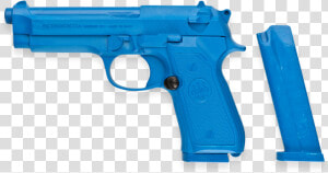 92 Fs Training Pistol   Beretta M9 Blue Gun  HD Png Download